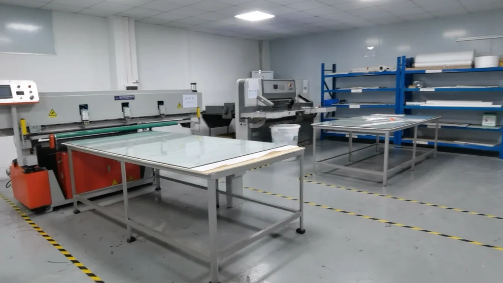 pickleball-paddle-research-and-development-center Professional pickleball paddle manufacturing facility of GloryPaddle, specializing in OEM and ODM carbon fiber paddles.