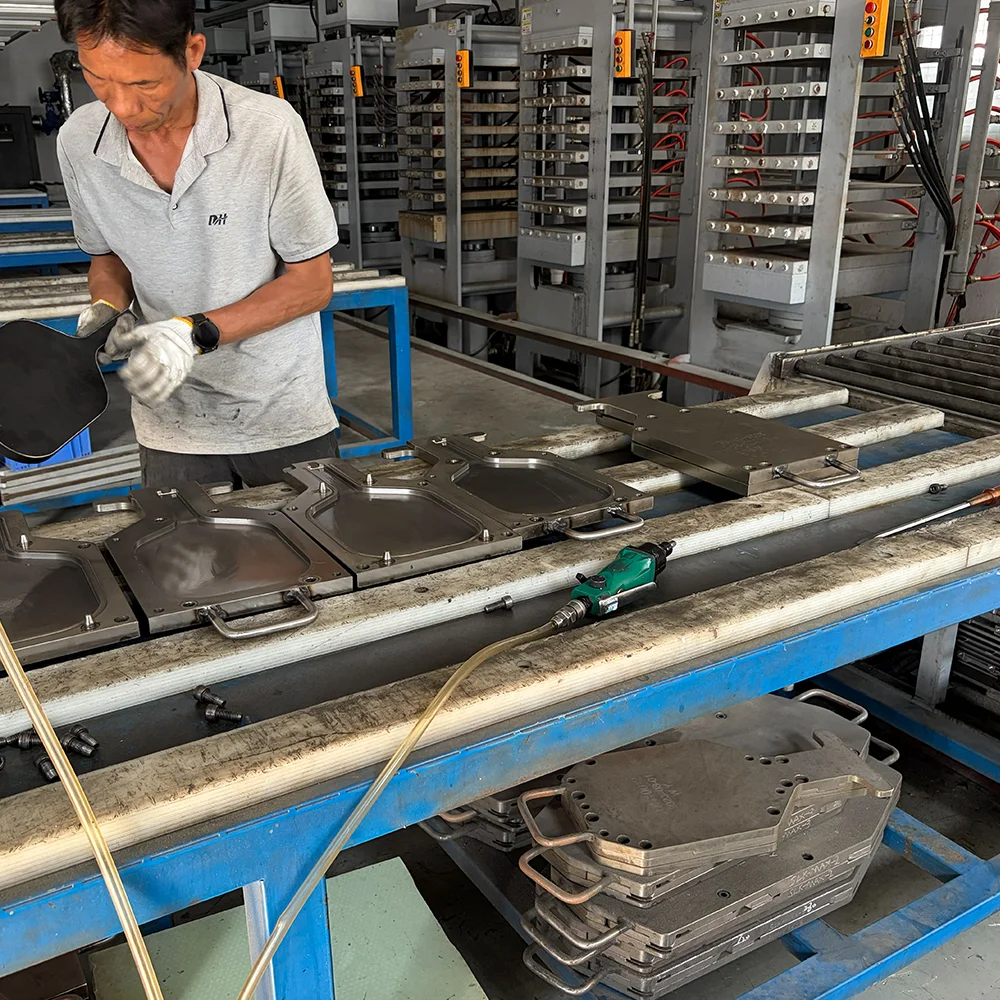 Advanced Gen 4 and Gen 5 thermoforming technology for manufacturing high-performance, unibody pickleball paddles