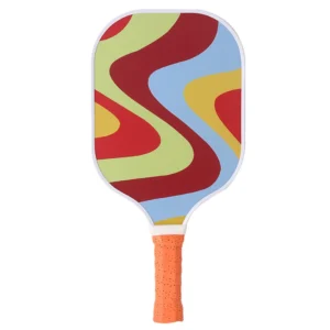 Custom graphics UV printed fiberglass pickleball paddle for promotional gifts and corporate branding-12