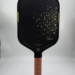 Custom T700 raw carbon fiber pickleball paddle with lightweight EPP core and thermoformed construction.