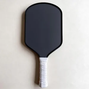 Custom T700 raw carbon fiber pickleball paddle with Gen 4 core and thermoformed construction.