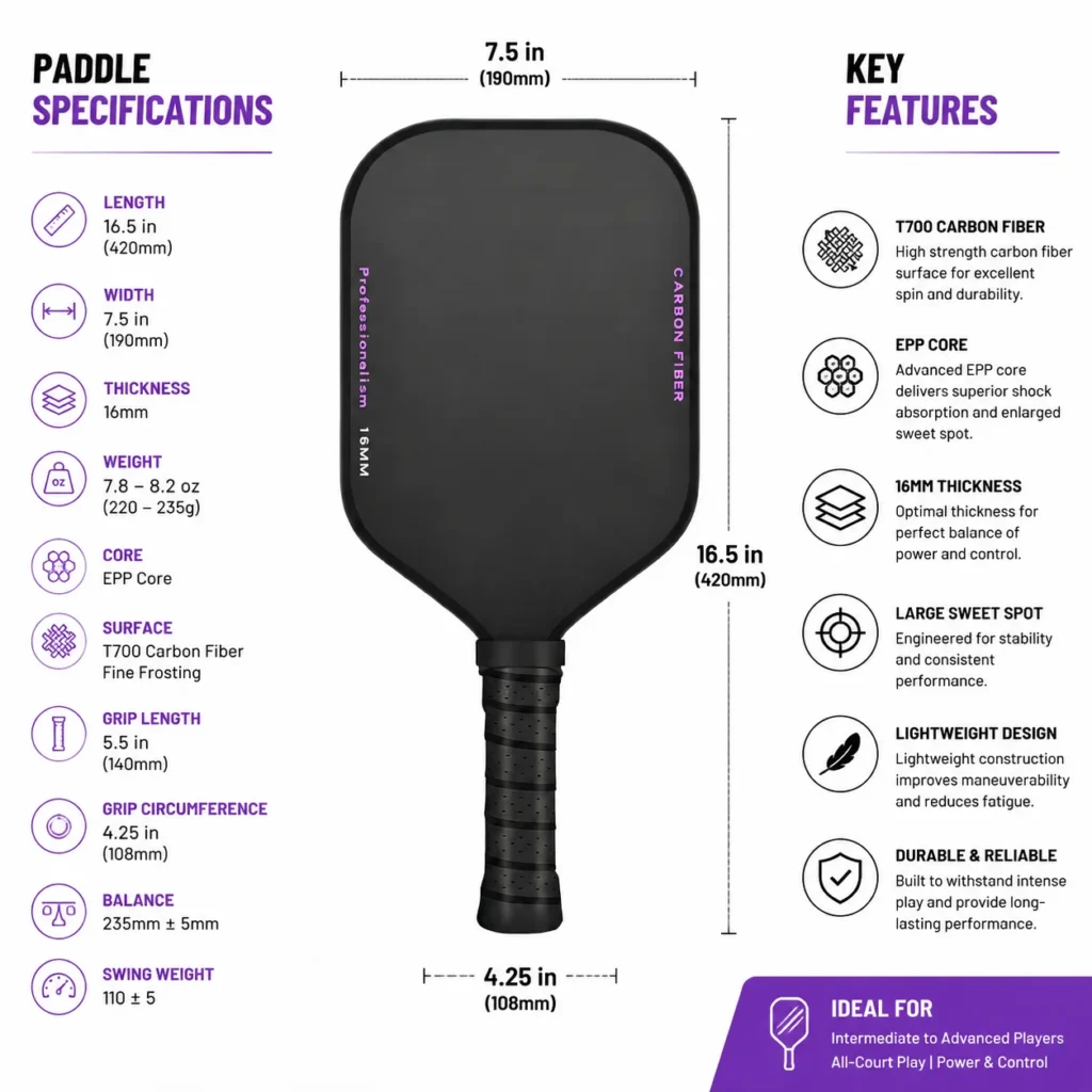 OEM carbon fiber pickleball paddle manufacturing process