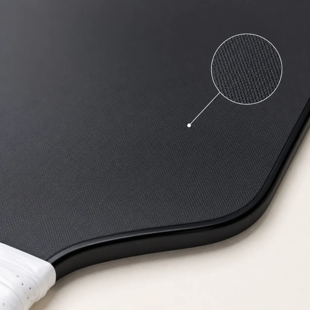 t700-carbon-fiber-pickleball-paddle-surface T700 carbon fiber surface for a premium pickleball paddle