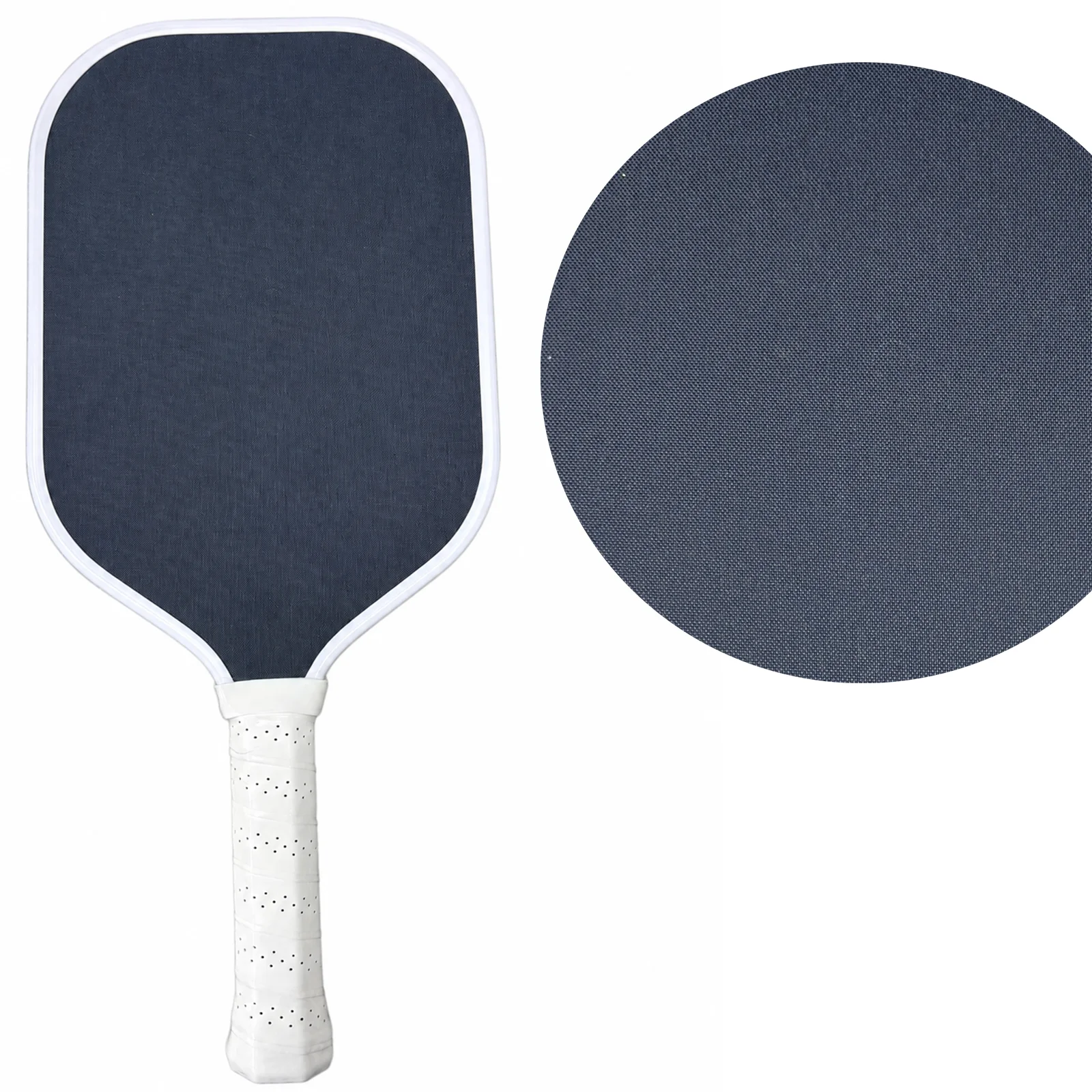 Thermoformed pickleball paddle construction with Silicon Carbide surface